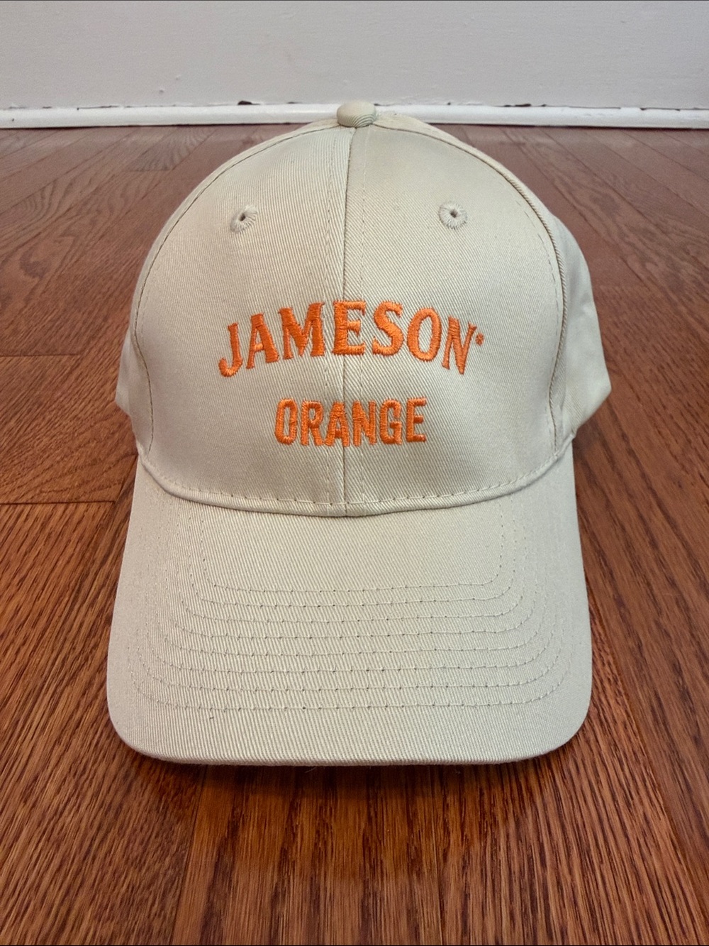 Port and Company Beige Cap with Orange Embroidery - Jameson Orange